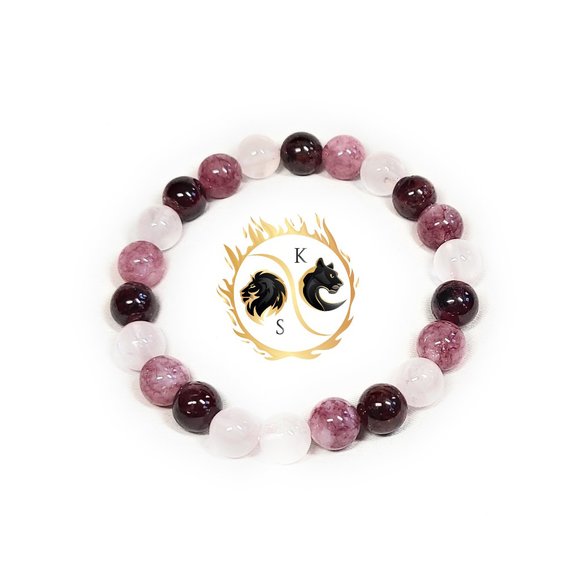 Crystal Energy Healing Bracelet Attract Love Bracelet - Picture 1 of 4